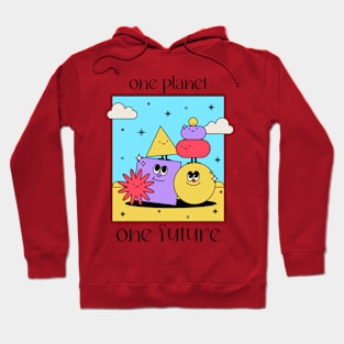 One Planet, One Future T-Shirt Hoodie